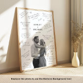 結婚の写真ゲスト署名ポスター ポスター