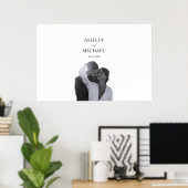 結婚の写真ゲスト署名ポスター ポスター (ホームオフィス)