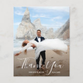 結婚の写真サンキューカード (正面)