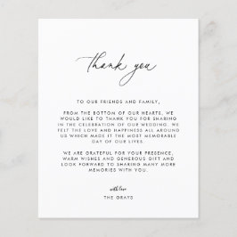 結婚の写真サンキューカード