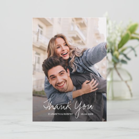 結婚の写真サンキューカード サンキューカード (スタンド正面)
