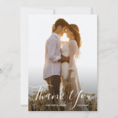 結婚の写真サンキューカード サンキューカード (正面)