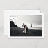 結婚の写真サンキューカード サンキューカード (正面/裏面)