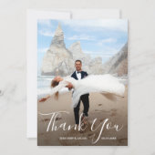 結婚の写真サンキューカード サンキューカード (正面)