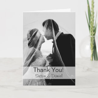 結婚の写真サンキューカード サンキューカード