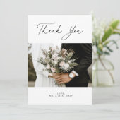 結婚の写真サンキューカード 招待状 (スタンド正面)