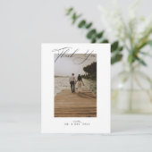 結婚の写真サンキューカード 招待状 (スタンド正面)