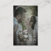 結婚の写真フルフォトモダン 名刺 (正面)