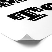 結婚の写真プロップサイン「Me Too」 ポスター (角)