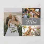 結婚の写真メルシービーコンサンキューカード インビテーションポストカード (正面)
