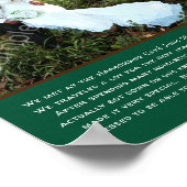 結婚の写真ラブストーリーポスター記念 ポスター (角)