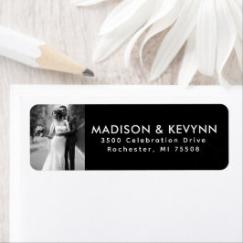 結婚の写真差出人住所 ラベル