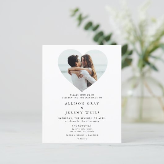 結婚の写真招待状 (スタンド正面)