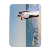 結婚の写真文字 マグネット (縦)