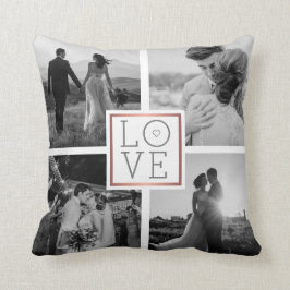 結婚の写真集の愛 クッション