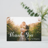 結婚の写真 サンキューカード (スタンド正面)