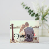結婚の写真 サンキューカード (スタンド正面)