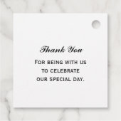 結婚の写真 フェイバータグ (裏面)