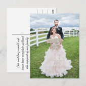 結婚の写真 ポストカード (正面/裏面)