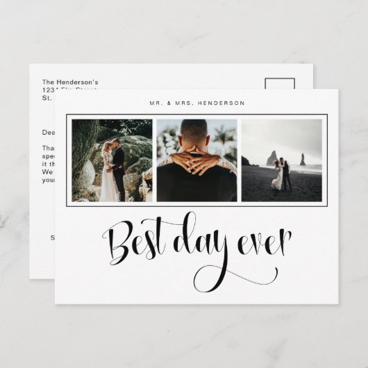 結婚の写真 案内ポストカード (正面/裏面)