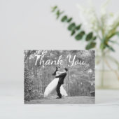 結婚の写真Thank You Note Card ポストカード (スタンド正面)