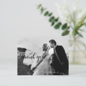 結婚の写真Thank You Note Cards |はがき ポストカード (スタンド正面)