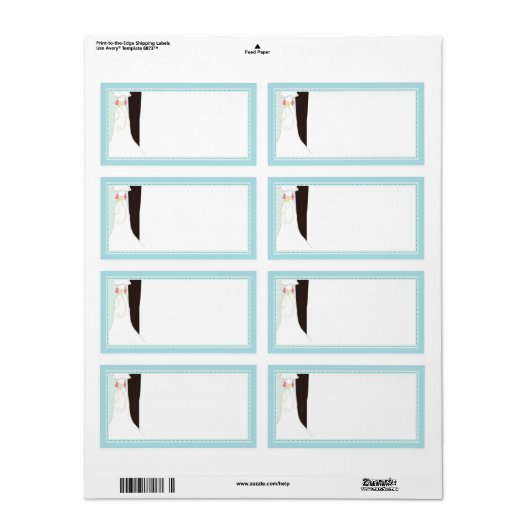 結婚の出荷ラベル ラベル (フルシート)