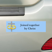 結婚の十字、-バンパーステッカー バンパーステッカー (車上)