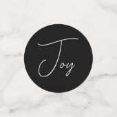 結婚の単語ことわざテーマロマンチックなテーブル紙吹雪 コンフェッティ (スモール正面)