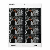 結婚の取得Save The Date結婚式招待状 ラベル (フルシート)