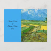 結婚の受諾カード インビテーションポストカード (裏面)