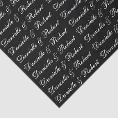 結婚の名前をカスタムするモノグラムティッシュペーパー 薄葉紙 (詳細)