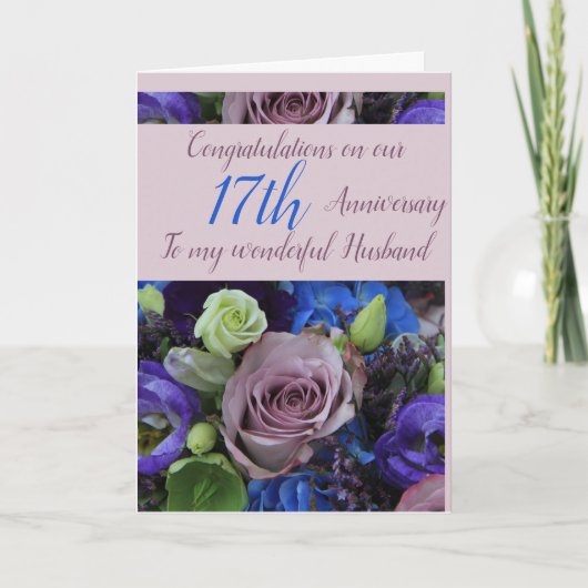 結婚の周年記念バラを完全にカスタマイズ カード (正面)