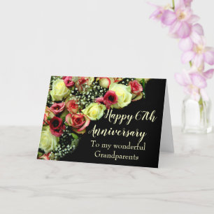 結婚の周年記念バラを完全にカスタマイズ カード