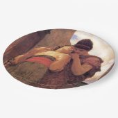 『結婚の喜び』(フレデリック・リイトン作) ペーパープレート (アングル)