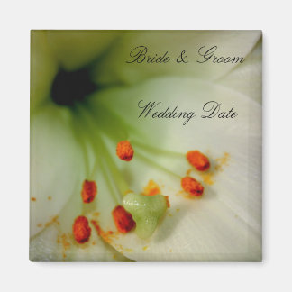 結婚の土産マグネット – 花 マグネット