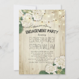 結婚の婚約パーティ花文字列ライトウッド 招待状