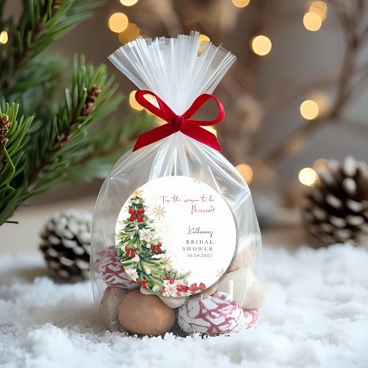 結婚の季節 ウィンター・ブライダルシャワー ラウンドシール