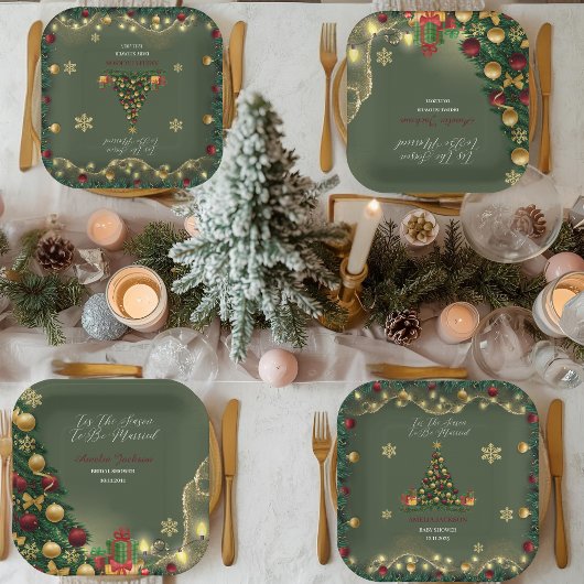 結婚の季節 ブライダルシャワーのペーパー ペーパープレート