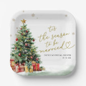 結婚の季節 ~ブライダルシャワー~ ペーパープレート (正面)