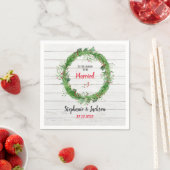 結婚の季節 Rustic Wedding スタンダードカクテルナプキン (インサイチュ)