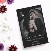 結婚の安い黒いシンプルミニマモダンリスト