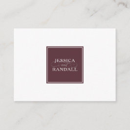 結婚の宿泊施設と詳細情報 エンクロージャーカード