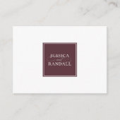 結婚の宿泊施設と詳細情報 エンクロージャーカード (正面)