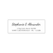 結婚の差出人住所スモダンクリプト セルフインキングスタンプ (デザイン)