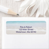 結婚の差出人住所ラベル-海 ラベル (インサイチュ)