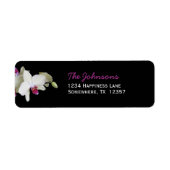 結婚の差出人住所ラベル- – 蘭 ラベル (正面)