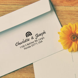 結婚の差出人住所、自分のカップルを作りなさい。 ラバースタンプ