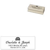 結婚の差出人住所、自分のカップルを作りなさい。 ラバースタンプ (押印)