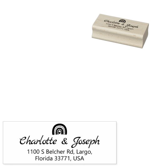 結婚の差出人住所、自分のカップルを作りなさい。 ラバースタンプ (押印)